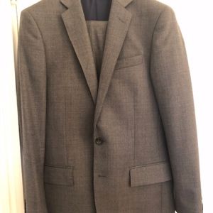 J.Crew Ludlow Suit 36S 30x30 Grey Italian Wool